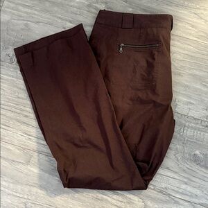 SPANNER Women's Dark Brown Wide Leg Pants